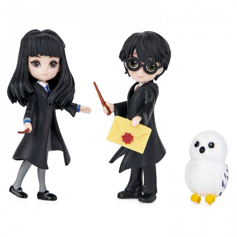 Wizarding World HARRY POTTER - PACK AMITIÉ MAGICAL MINIS HARRY & CHO - Coffret Amitié 2 Figurines Poupées Articulées