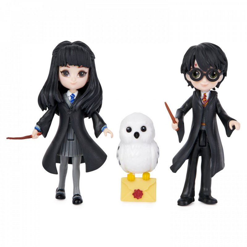 Wizarding World HARRY POTTER - PACK AMITIÉ MAGICAL MINIS HARRY & CHO - Coffret Amitié 2 Figurines Poupées Articulées