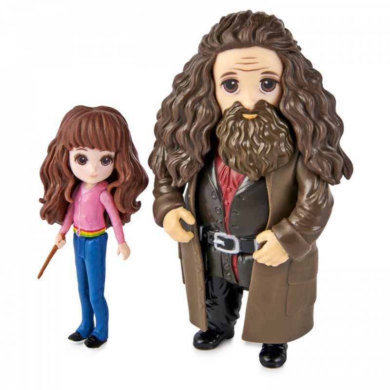 Wizarding World HARRY POTTER - PACK AMITIÉ MAGICAL MINIS HERMIONE & HAGRID - Coffret Amitié 2 Figurines Poupées Artic