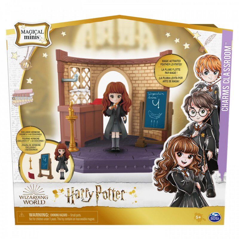 Wizarding World HARRY POTTER - PLAYSET COURS DE SORTILÈGES - Coffret Univers Magique Cours De Sortilèges Avec 1 Figuri