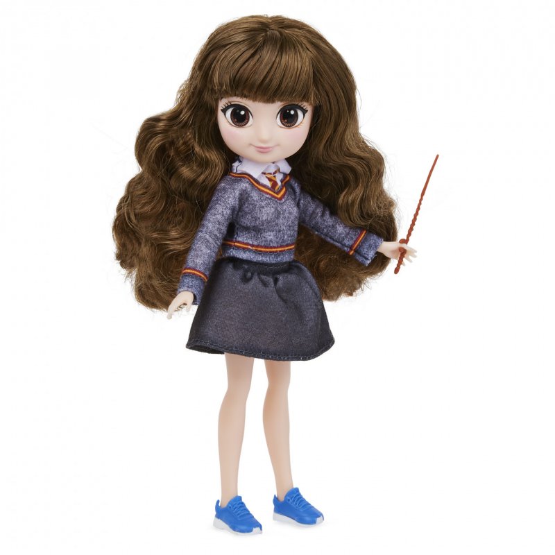 Wizarding World Coffret cadeau poupée Brilliant Hermione Granger de 20,3 cm avec 5 accessoires et 2 tenues