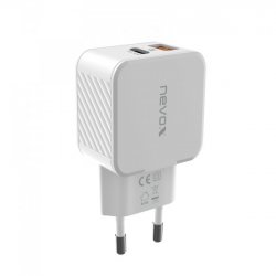 Nevox USB PD Type C + QC3.0 Ladegerät | 30 Watt Weiß