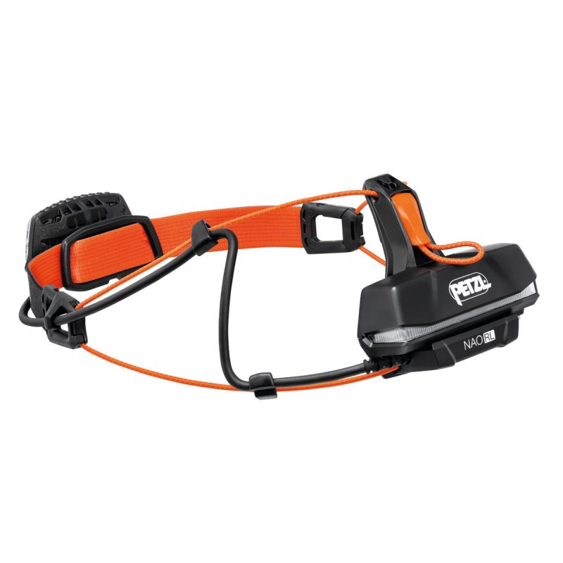 Petzl NAO RL Noir, Orange Lampe frontale LED