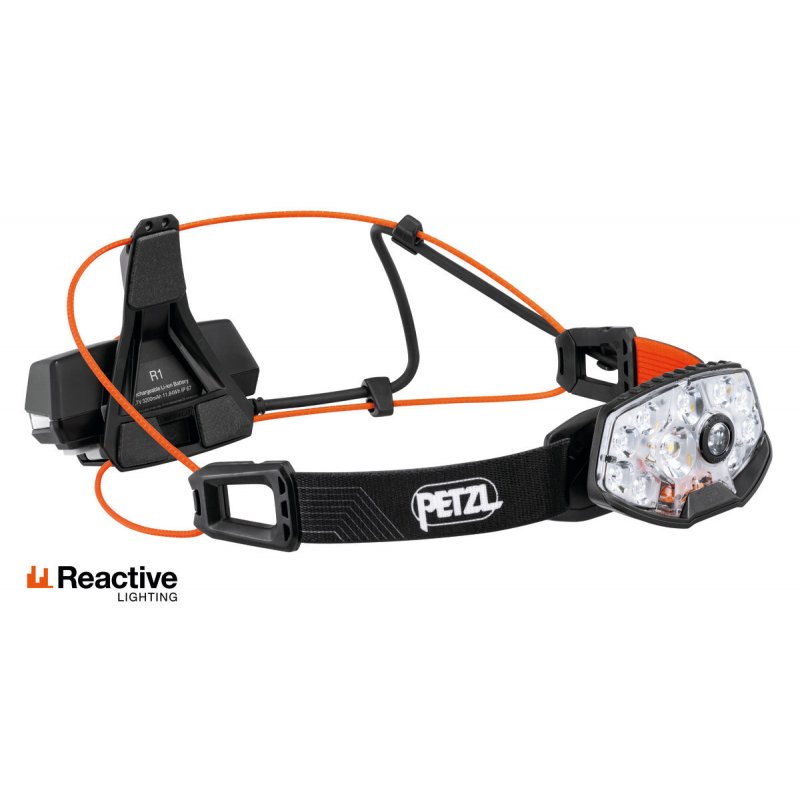 Petzl NAO RL Black, Orange Headband flashlight LED