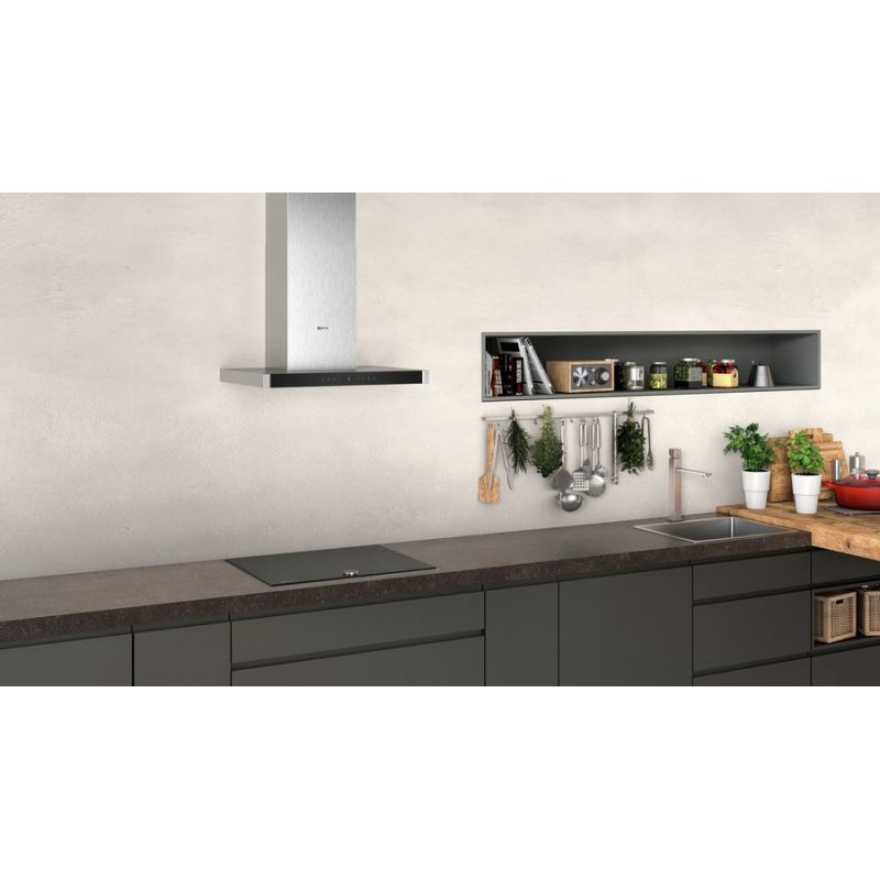 Neff DBMP655N cooker hood Wall-mounted Stainless steel 657 m³/h A