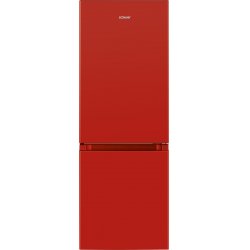 Bomann KG 320.2 réfrigérateur-congélateur Pose libre 165 L E Rouge