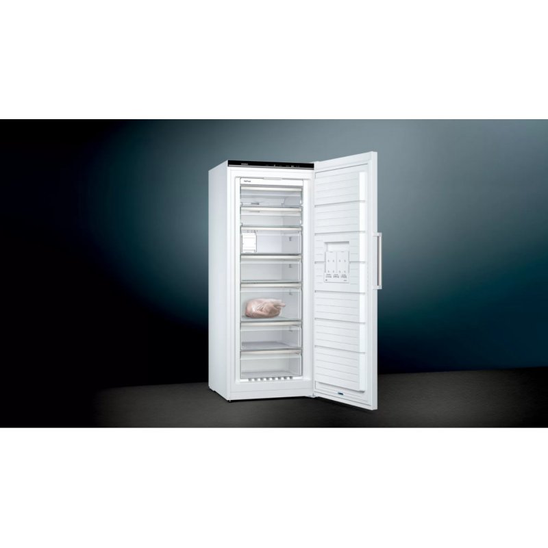 Siemens iQ500 GS54NAWCV congélateur Congélateur vertical Pose libre 328 L C Blanc
