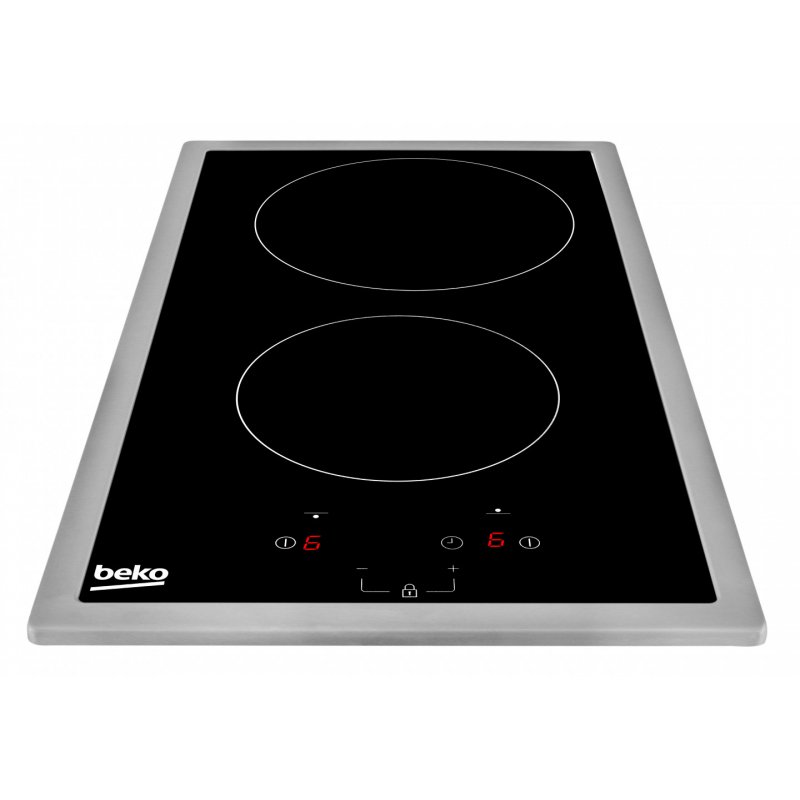 Beko HDMC32400TX plaque Acier inoxydable Intégré 30 cm Céramique 2 zone(s)