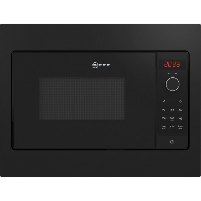 Neff HLAWG25S3 microwave Built-in Solo microwave 20 L 800 W Black