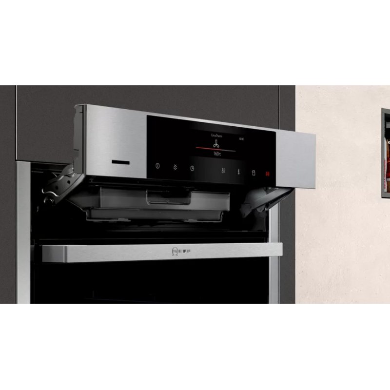 Neff N90 71 L A+ Noir, Acier inoxydable