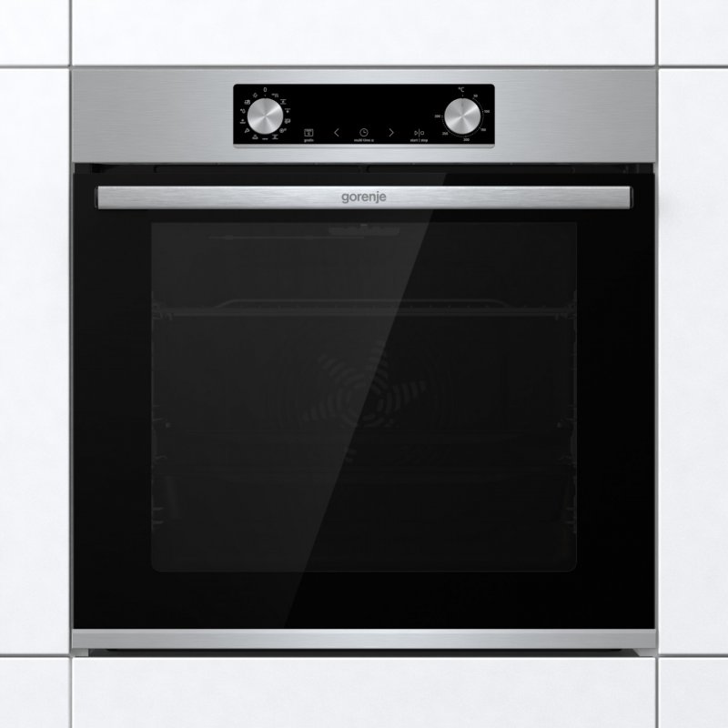 Gorenje BOS 6737 E13X four A Argent, Acier inoxydable