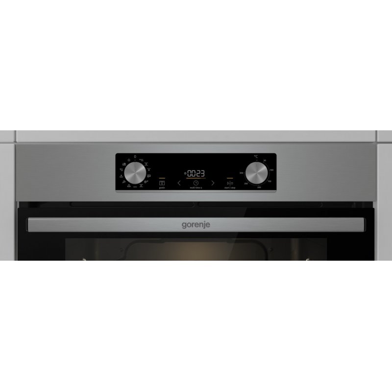 Gorenje BOS 6737 E13X four A Argent, Acier inoxydable