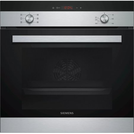 Siemens iQ100 HB113FBS1 four 66 L A Noir, Acier inoxydable