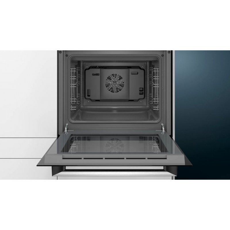Siemens iQ100 HB113FBS1 oven 66 L A Black, Stainless steel