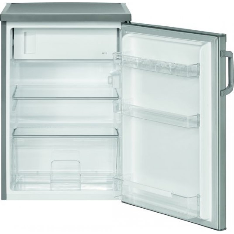 Bomann KS 2194 frigo combine Pose libre 119 L Acier inoxydable