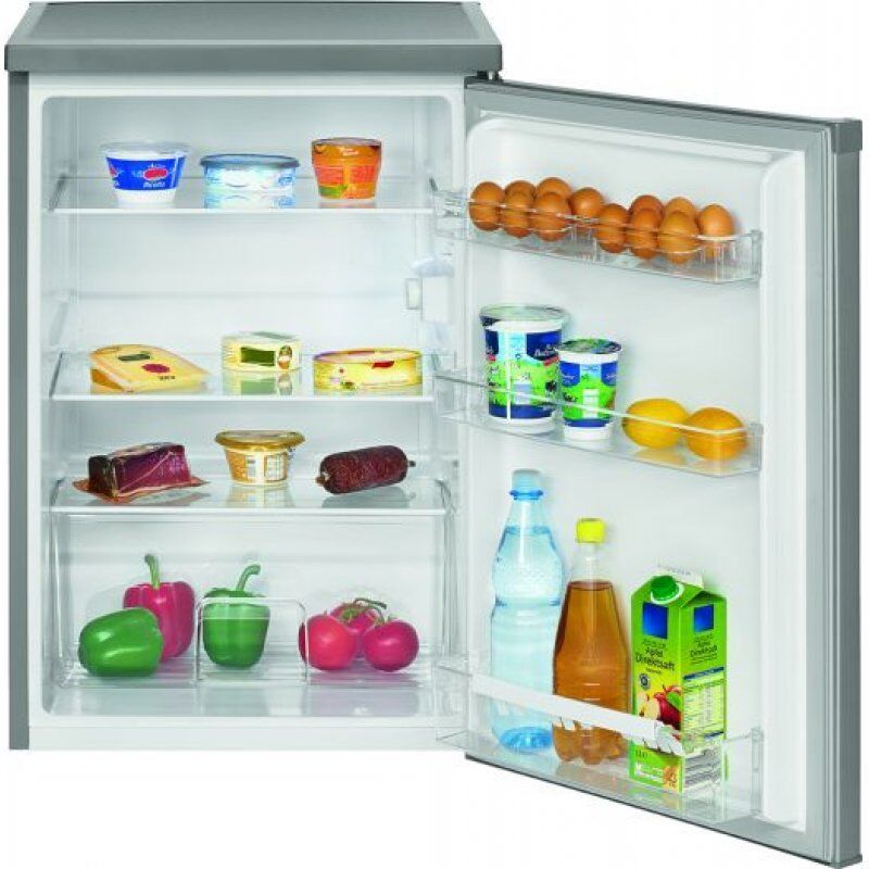 Bomann VS 2185 fridge Freestanding 133 L E Stainless steel