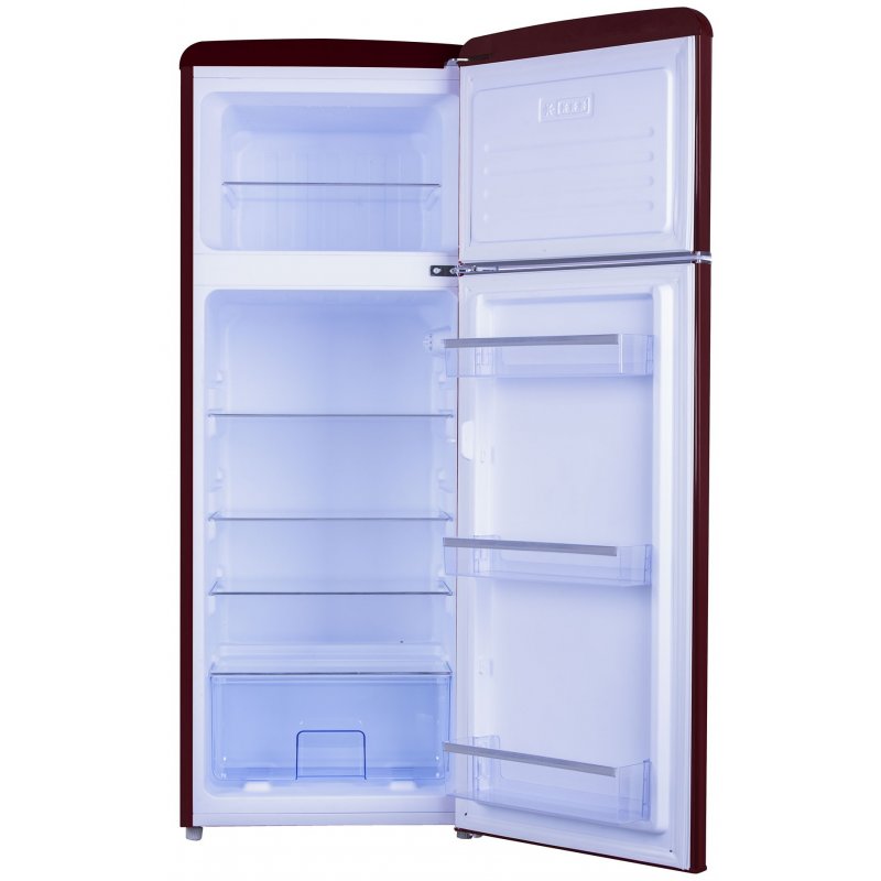 Amica KGC 15631 R fridge-freezer Freestanding 208 L E Bordeaux