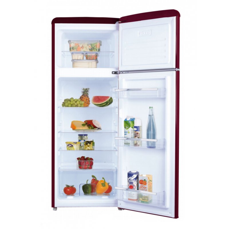 Amica KGC 15631 R fridge-freezer Freestanding 208 L E Bordeaux