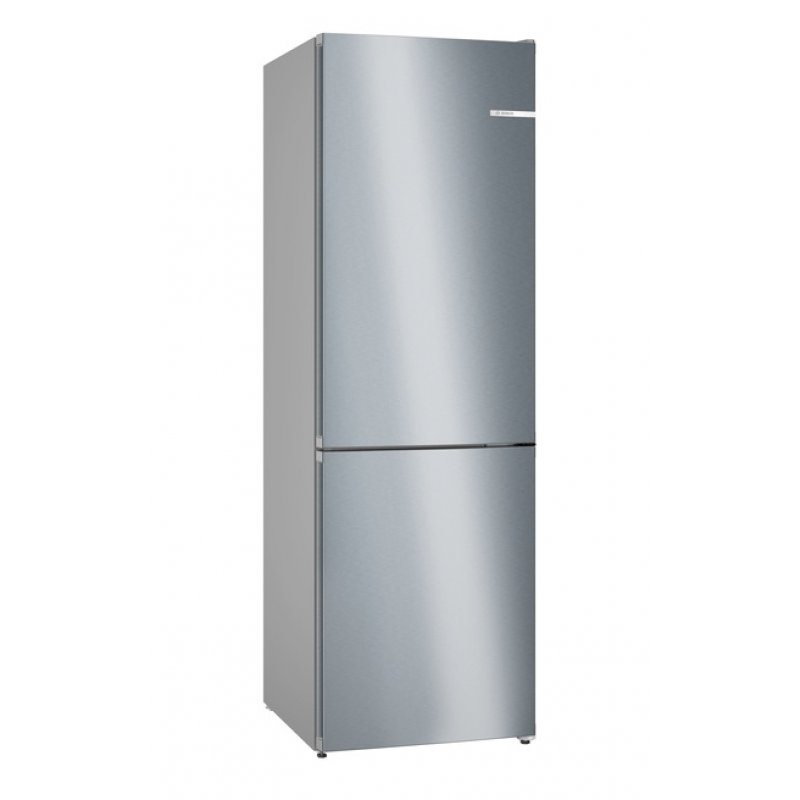 Bosch Serie 4 KGN362IDF réfrigérateur-congélateur Pose libre 321 L D Acier inoxydable