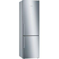 Bosch Serie 6 KGE398IBP fridge-freezer Freestanding 343 L B Stainless steel