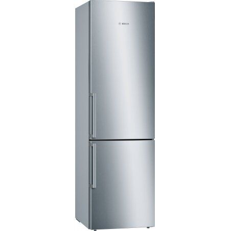 Bosch Serie 6 KGE398IBP fridge-freezer Freestanding 343 L B Stainless steel