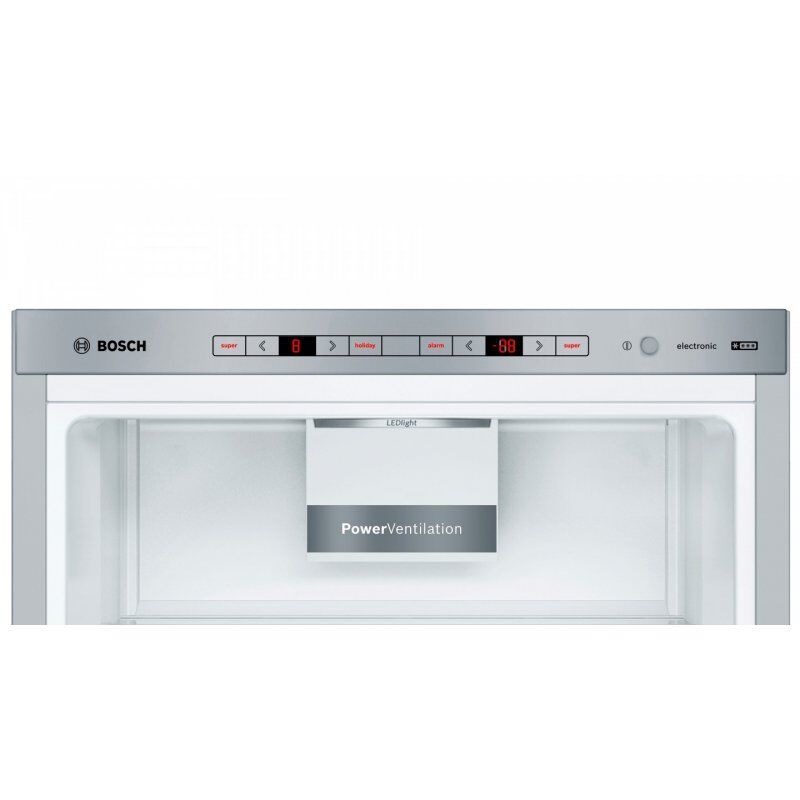 Bosch Serie 6 KGE398IBP réfrigérateur-congélateur Pose libre 343 L B Acier inoxydable