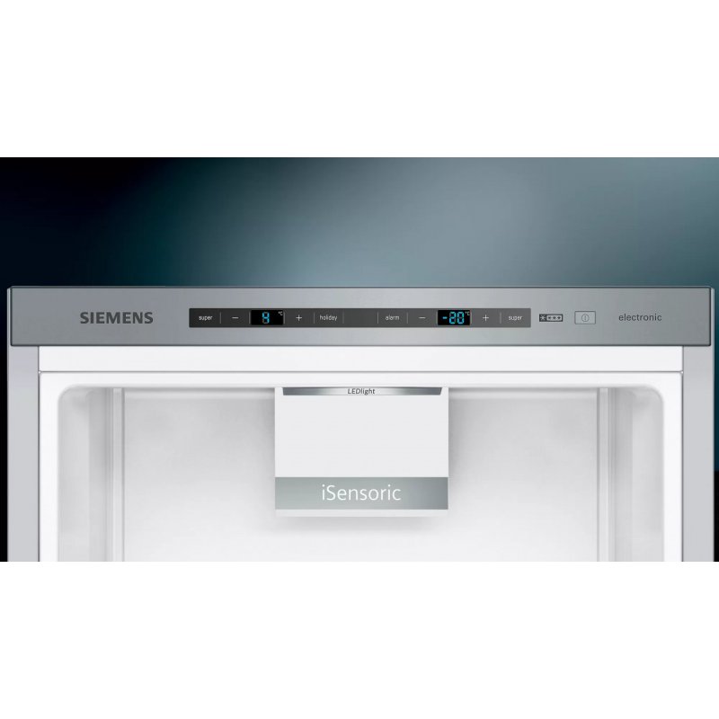 Siemens KG49EAICA réfrigérateur-congélateur Pose libre 419 L C Acier inoxydable