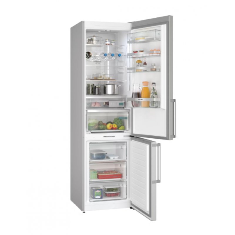 Siemens iQ500 KG39NAIBT réfrigérateur-congélateur Pose libre 363 L B Acier inoxydable