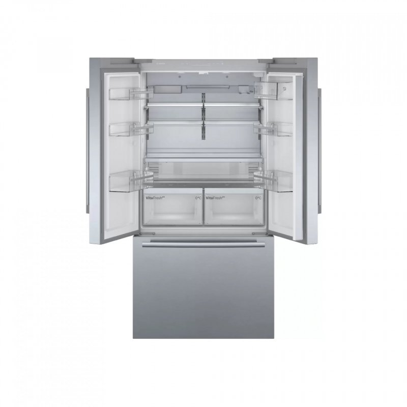 Bosch KFF96PIEP side-by-side refrigerator Freestanding 573 L E Stainless steel
