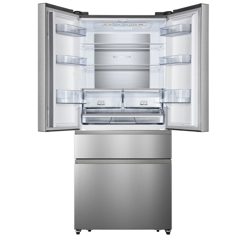 Hisense RF540N4SBI2 side-by-side refrigerator Freestanding 480 L E Stainless steel