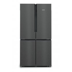 Siemens iQ500 KF96NAXEA side-by-side refrigerator Freestanding 605 L E Black, Stainless steel