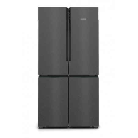 Siemens iQ500 KF96NAXEA side-by-side refrigerator Freestanding 605 L E Black, Stainless steel