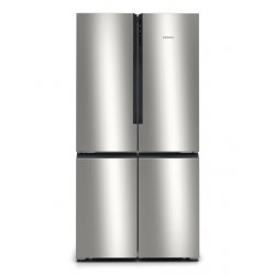 Siemens iQ300 KF96NVPEA side-by-side refrigerator Freestanding 605 L E Silver