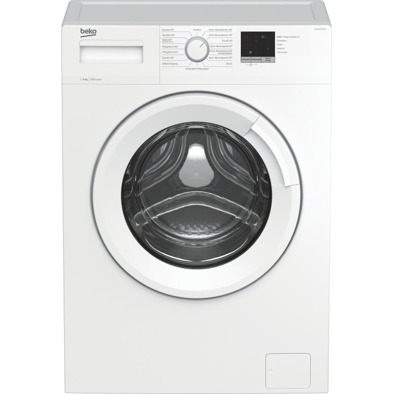 Beko WML61023NR1 washing machine Front-load 6 kg 1000 RPM E White