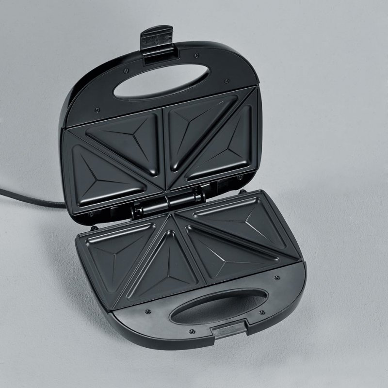 Severin SA 2969 gaufrier et appareil à croque-monsieur 600 W Noir, Acier inoxydable