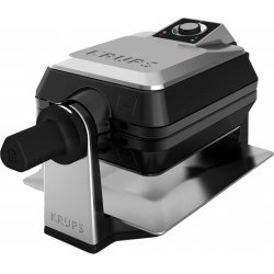 Krups FDD95D moule à gauffres 2 gauffre(s) 1200 W Noir, Acier inoxydable