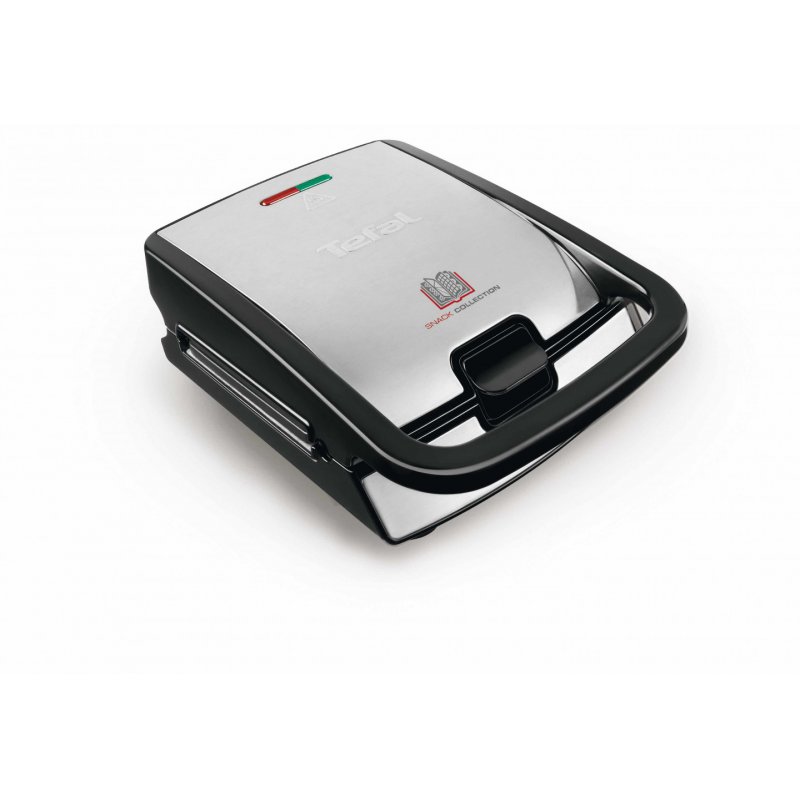 Tefal SW854D16 gaufrier et appareil à croque-monsieur 700 W Noir, Acier inoxydable