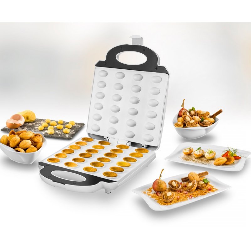 Unold 48360 moule à gauffres 24 gauffre(s) 1400 W Acier inoxydable, Blanc