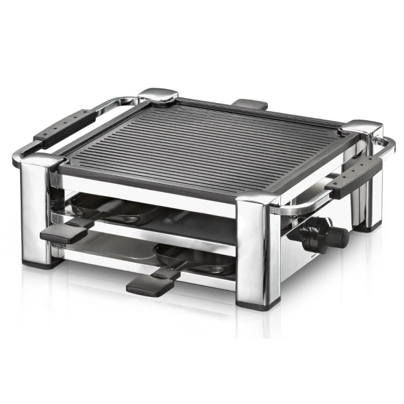Rommelsbacher RCC 1000 raclette grill 4 person(s) 1000 W Black, Chrome