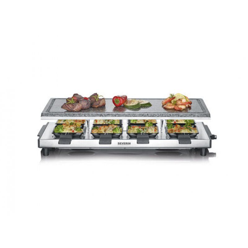 Severin RG 2374 raclette grill 8 person(s) 1500 W Black, Stainless steel