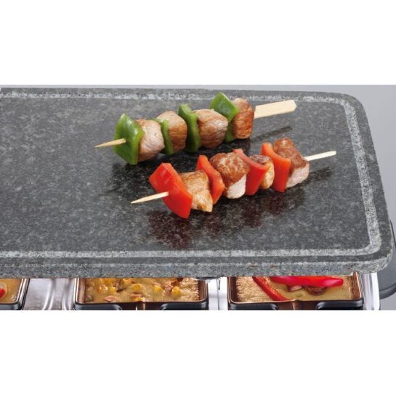 Severin RG 2374 raclette 8 personne(s) 1500 W Noir, Acier inoxydable