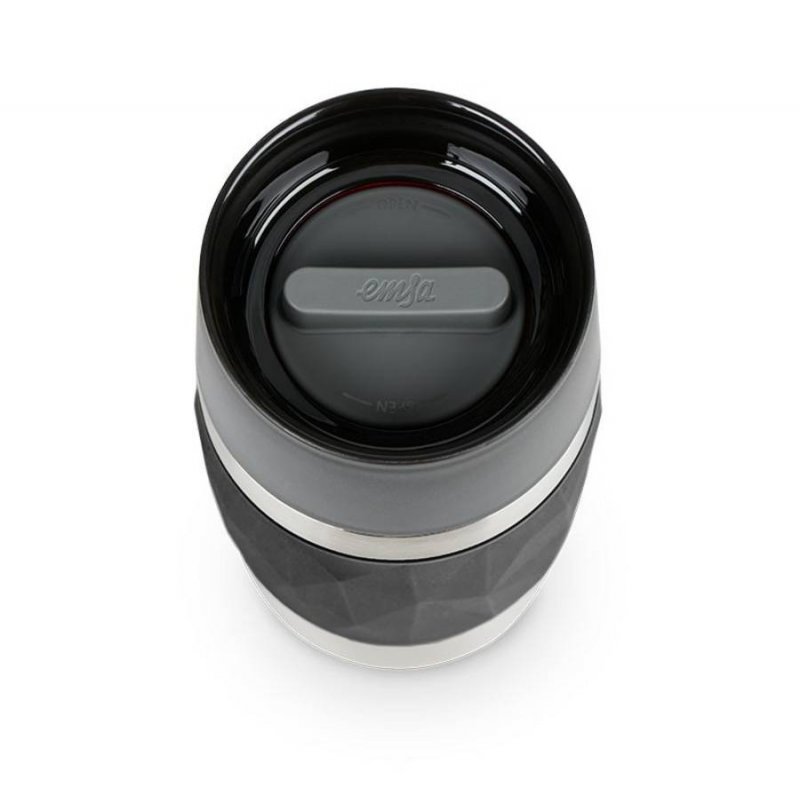 EMSA Travel Mug 0.3 ml Black Stainless steel