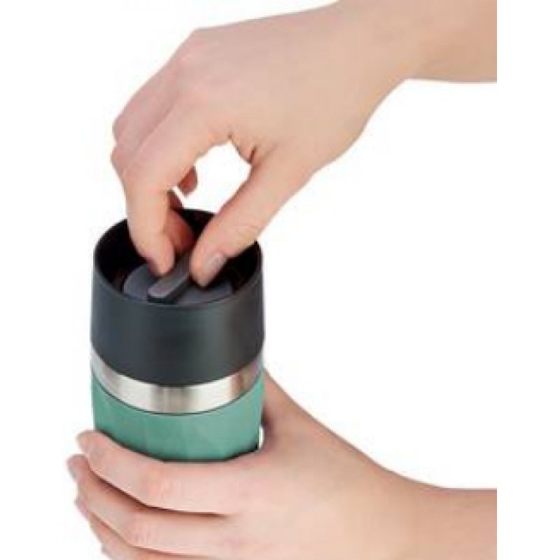 EMSA Travel Mug 0,3 ml Vert Acier inoxydable
