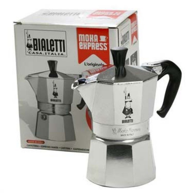 Bialetti Moka Express Cafetière à moka 0,23 L Aluminium