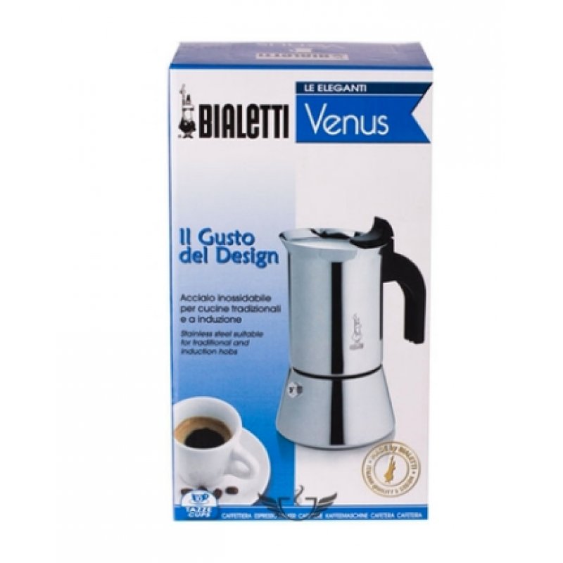 Bialetti Venus box Cafetière à moka 0,1 L Argent