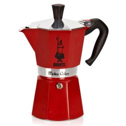 Bial Moka Express Red 6 Cups          rd | 6 Tassen