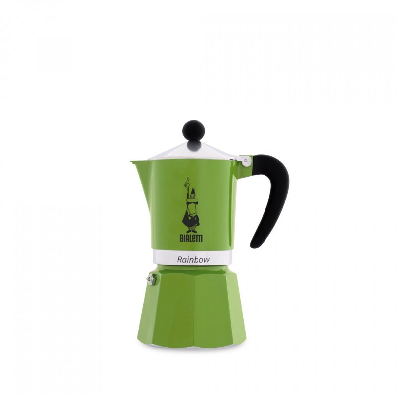 Bial Moka Rainbow 3 Cups Green        gn | 3 Tasse