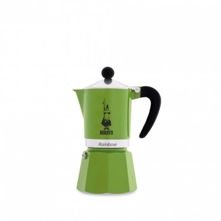 Bial Moka Rainbow 3 Cups Green        gn | 3 Tasse