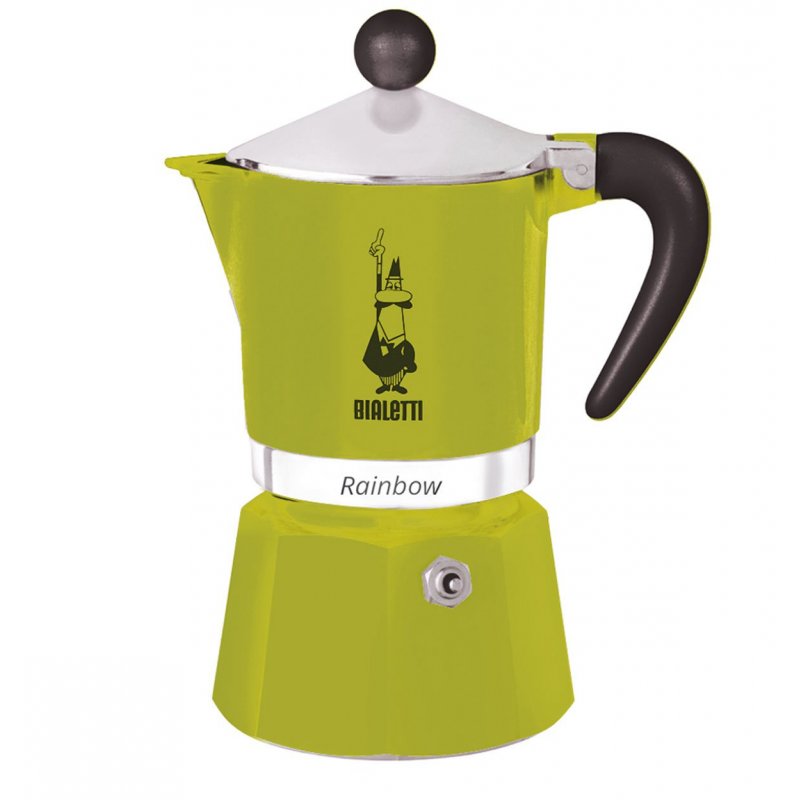 Bialetti Rainbow 0,27 L Aluminium, Thermoplastique