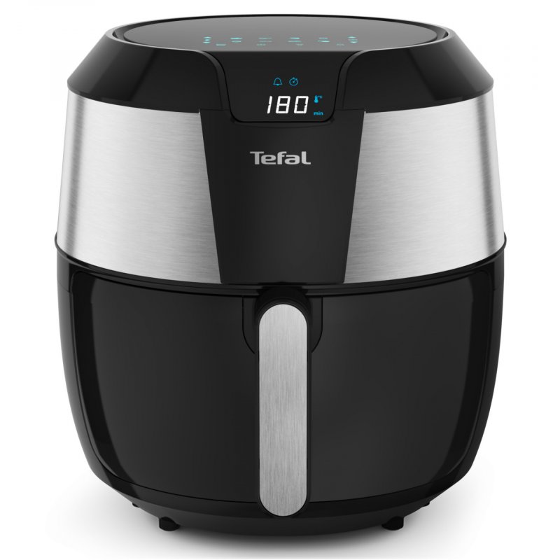 Tefal Easy Fry EY701 Single 5.6 L Stand-alone 1700 W Hot air fryer Black, Stainless steel